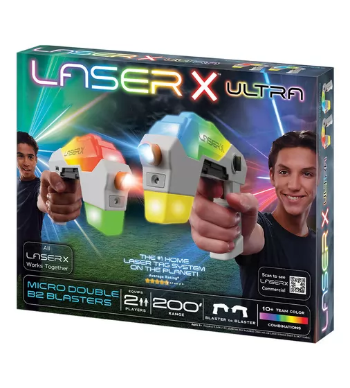 Ігровий набір для лазерних боїв - Laser X Ultra Micro для двох гравців - 87551_5.jpg - № 5