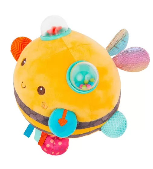 Сенсорна м’яка іграшка – Бджілка пухнастик дзиж - BX2037Z_3.jpg - № 3