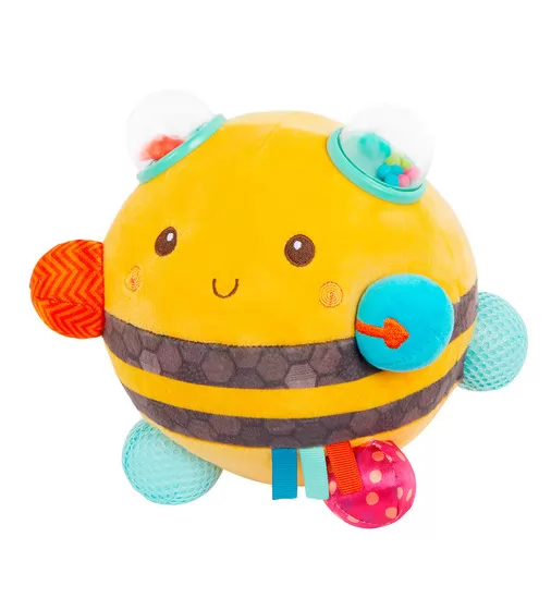 Сенсорна м’яка іграшка – Бджілка пухнастик дзиж - BX2037Z_1.jpg - № 1