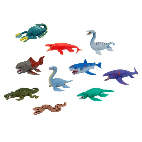 Дисплей стретч-игрушек в виде животного Legend of animals – Морские доисторические хищники (12 шт.)