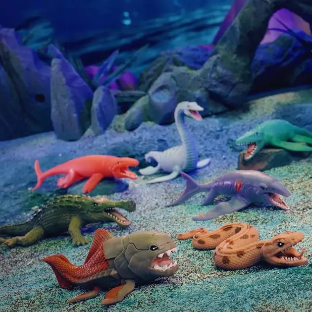 Дисплей стретч-іграшок у вигляді тварини Legend of animals &ndash; Морські доісторичні хижаки (12 шт)