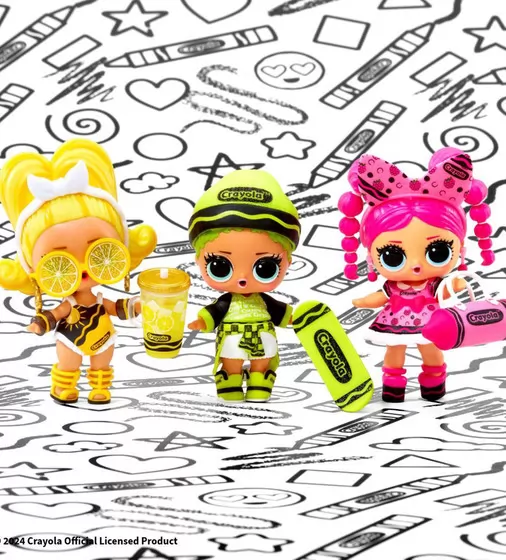 Игровой набор с куклой L.O.L. Surprise!  серии Loves Crayola"" - 505259_8.jpg - № 8