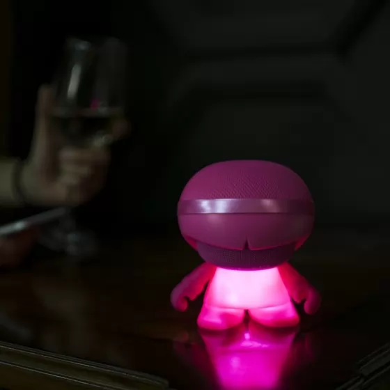 Акустика Xoopar - Xboy Glow (12 Cm, Розовая, Bluetooth, Стерео, Сс Mp3-Проигрывателем С Sd-Карты)