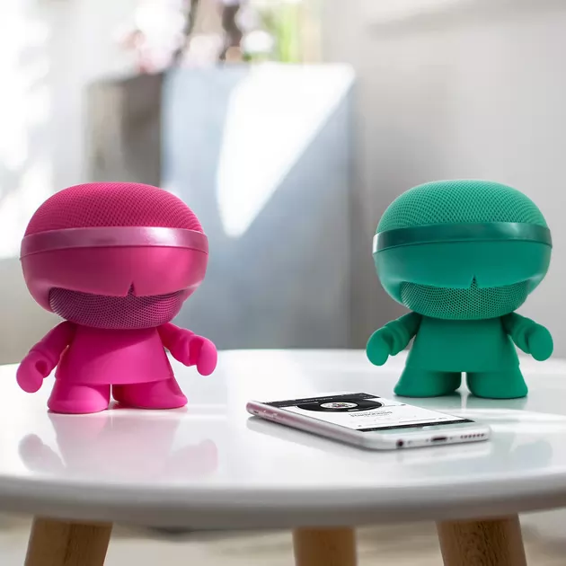 Акустика Xoopar - Xboy Glow (12Cm, Рожева, Bluetooth , Стерео, Mp3-Програвачем З Sd-Карт)