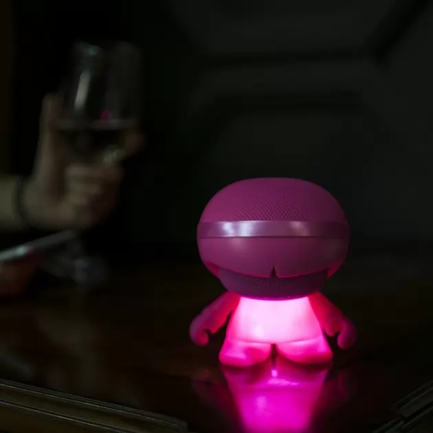 Акустика Xoopar - Xboy Glow (12Cm, Рожева, Bluetooth , Стерео, Mp3-Програвачем З Sd-Карт)