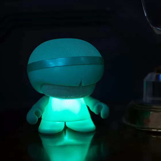 Акустика Xoopar - Xboy Glow (12 Cm, Мятная, Bluetooth, Стерео, С Муз. Mp3-Проигрывателем С Sd-Карт,