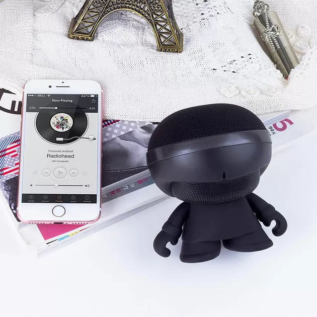 Акустика Xoopar - Xboy Glow (12Cm, Чорна, Bluetooth , Стерео, Mp3-Програвачем З Sd-Карт)