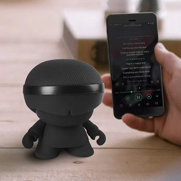 Акустика Xoopar - Xboy Glow (12Cm, Чорна, Bluetooth , Стерео, Mp3-Програвачем З Sd-Карт)