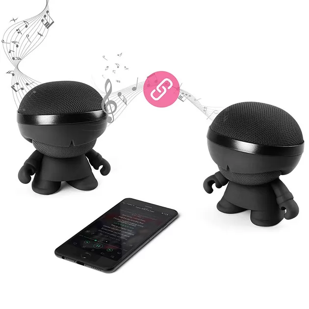 Акустика Xoopar - Xboy Glow (12Cm, Чорна, Bluetooth , Стерео, Mp3-Програвачем З Sd-Карт)