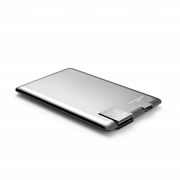 Портативна Батарея Xoopar – Power Card (Срібляста, 1300Ма*Год)