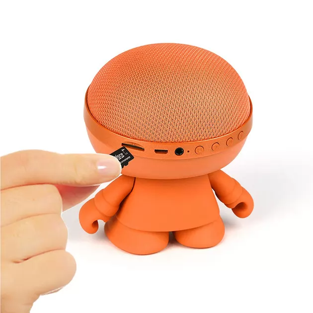 Акустика Xoopar - Xboy Glow (12Cm, Помаранчева, Bluetooth , Стерео, Mp3-Програвачем З Sd-Карт)