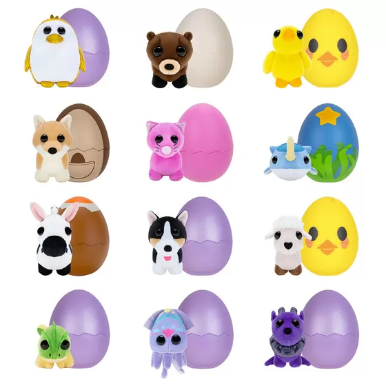 Мягкая игрушка-сюрприз в яйце Adopt ME! S3 – Забавные зверюшки