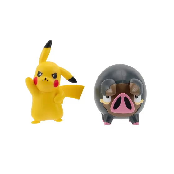 Набор игровых фигурок Pokemon W17 - Пикачу и Лечонк