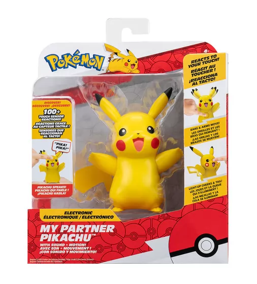 Інтерактивна іграшка Pokemon - Мій друг Пікачу (11 cm) - PKW3901_1.jpg - № 1