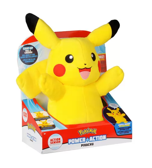 Інтерактивна м'яка іграшка Pokemon - Пікачу (25 cm.) - PKW4185_1.jpg - № 1