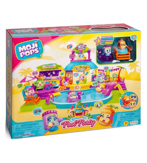 Игровой набор Moji Pops – Вечеринка возле бассейна - PMPSP112IN10_1.jpg - № 1
