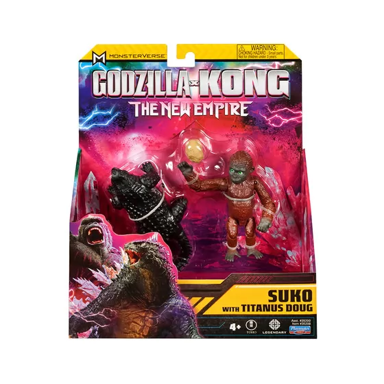 Набор фигурок Godzilla x Kong – Зуко с Дагом