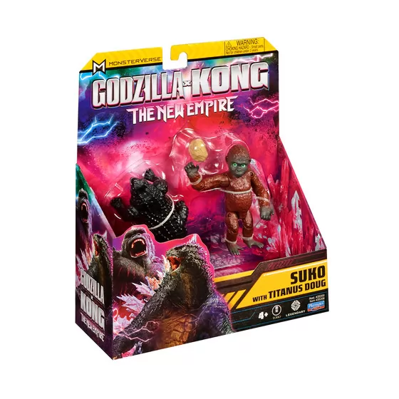Набір фігурок Godzilla x Kong - Зуко з Дагом