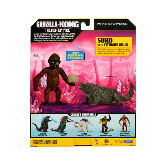 Набор фигурок Godzilla x Kong &ndash; Зуко с Дагом