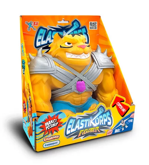 Стретч-іграшка Elastikorps серії Maxy Fighter 3: Extra Force - Золотий тигр - MAX-TIGER_1.jpg - № 1