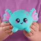 Коллекционная игрушка-антистресс Smooshzees серии Luvzees - Аксолотль Нудл - 08226_5.jpg - № 5