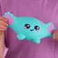 Коллекционная игрушка-антистресс Smooshzees серии Luvzees - Аксолотль Нудл - 08226_6.jpg - № 6