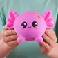 Коллекционная игрушка-антистресс Smooshzees серии Luvzees - Аксолотль Джелли - 08230_5.jpg - № 5