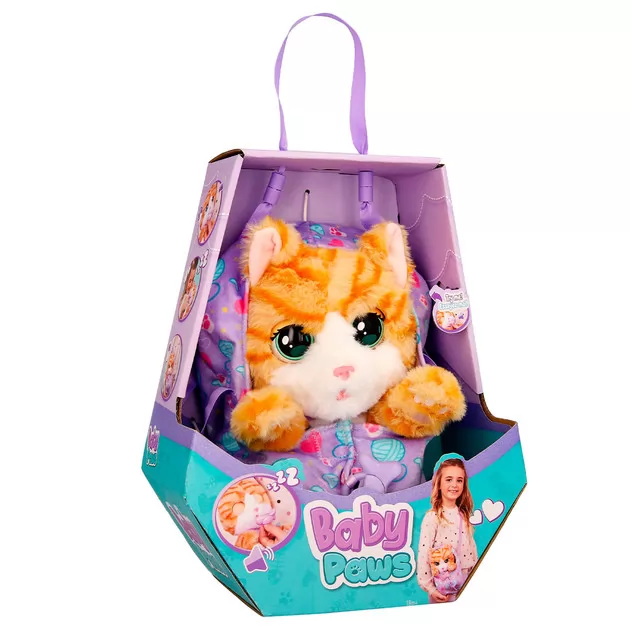 Интерактивная игрушка Baby Paws W2 &ndash; Рыжий котенок