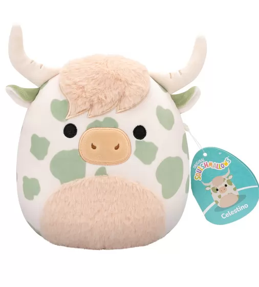 М'яка іграшка Squishmallows &ndash; Корівка Целестін (19 cm) - SQCR06578_7.jpg - № 7