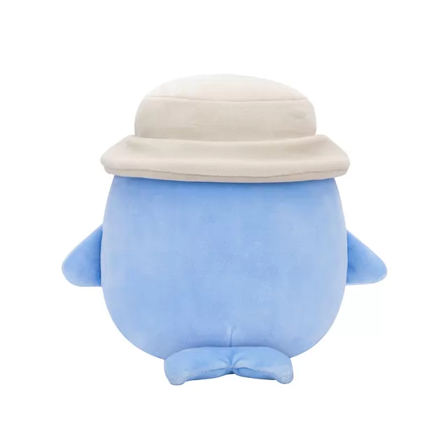 М'яка іграшка Squishmallows &ndash; Синій кит Самір у панамі (19 cm)