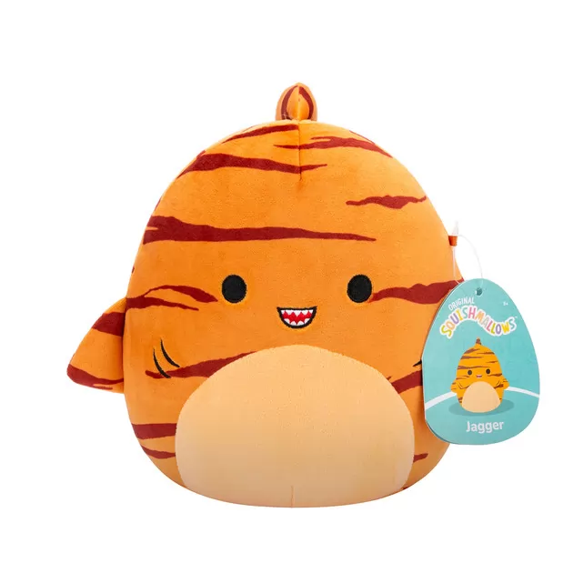 М'яка іграшка Squishmallows &ndash; Тигрова акула Джаггер (19 cm)