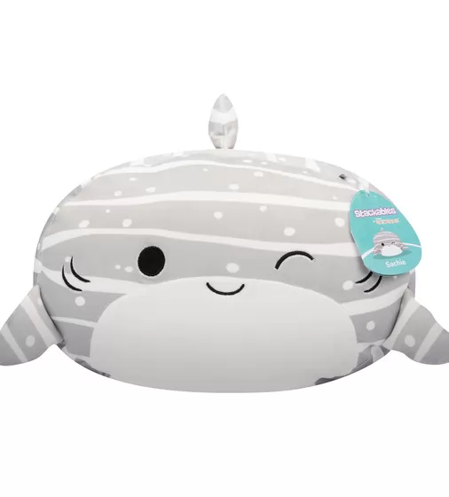 М'яка іграшка Squishmallows &ndash; Китова акула Сачі (30 cm) - SQCR06550_7.jpg - № 7