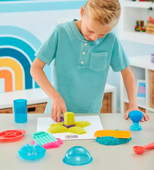 Набір піску для дитячої творчості - Kinetic Sand Кольорові пригоди - 71647_6.jpg - № 6