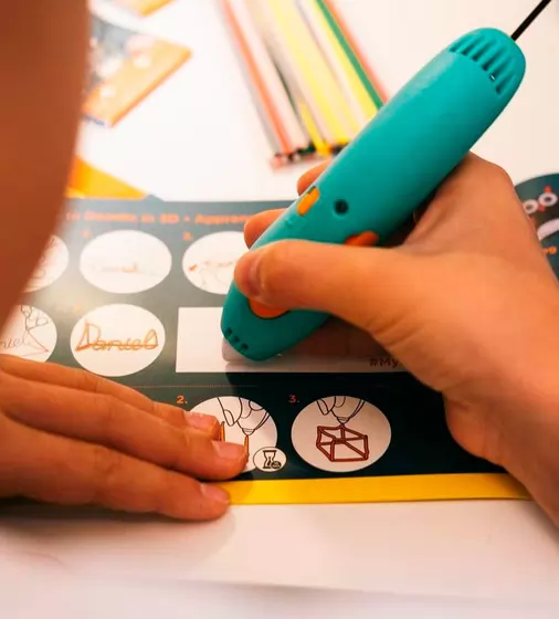 Набор стержней для 3D-ручки 3Doodler Start &ndash; Микс (75 шт: зеленый, желтый, розовый) - 3DS-ECO-MIX4-75_3.jpg - № 3