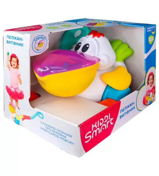 Іграшка-каталка Kiddi Smart &ndash; Пелікан-Витівник (українська) - 064642_9.jpg - № 9