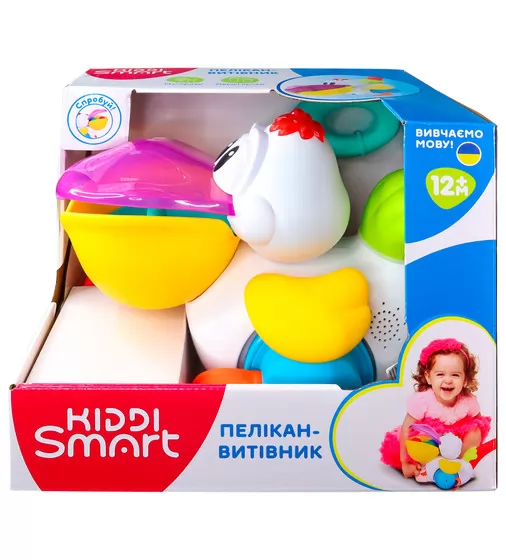 Іграшка-каталка Kiddi Smart &ndash; Пелікан-Витівник (українська) - 064642_8.jpg - № 8