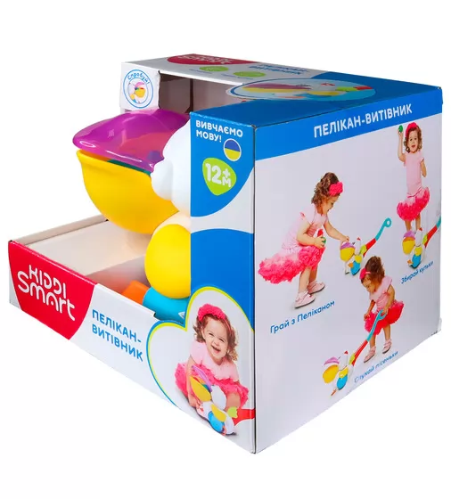 Іграшка-каталка Kiddi Smart &ndash; Пелікан-Витівник (українська) - 064642_7.jpg - № 7