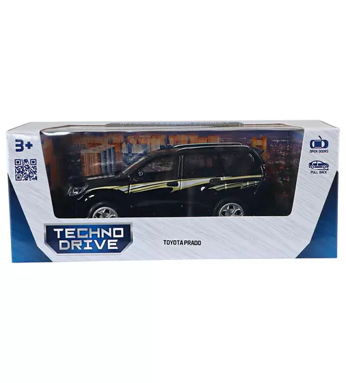 Автомодель &ndash; Toyota Prado (чорний) - KM6189D_13.jpg - № 13