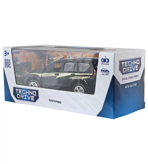 Автомодель &ndash; Toyota Prado (чорний) - KM6189D_12.jpg - № 12