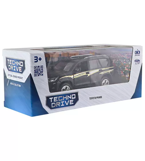 Автомодель &ndash; Toyota Prado (чорний) - KM6189D_14.jpg - № 14