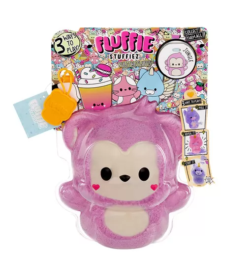 М&rsquo;яка іграшка-антистрес Fluffie Stuffiez серії Small Plush" - Мавпочка" - 511670_1.jpg - № 1