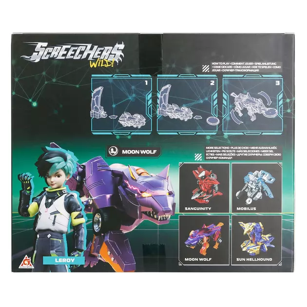 Игровой набор Screechers Wild! S5 L0.5 – Мун Волф за 399.00 грн