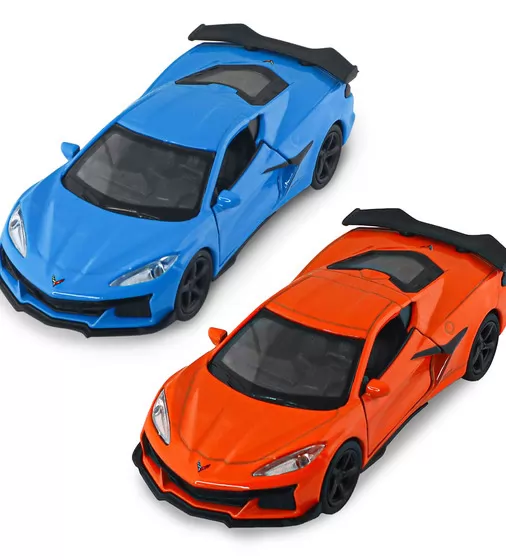 Автомодель - Chevrolet Corvette Z06 2023 (помаранчевий, світло-блакитний) - 250383W_1.jpg - № 1