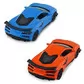 Автомодель - Chevrolet Corvette Z06 2023 (помаранчевий, світло-блакитний) - 250383W_5.jpg - № 5