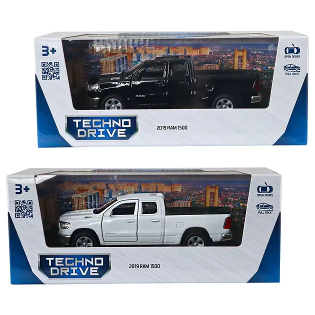 Автомодель - RAM 1500 2019 (белый, черный)