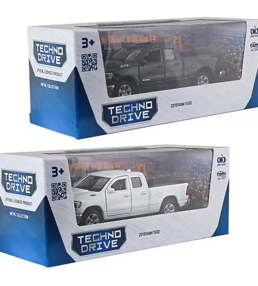Автомодель - RAM 1500 2019 (белый, черный) - 250385W_14.jpg - № 14