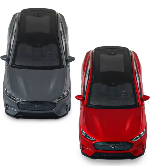 Автомодель - Ford Mustang Mach-E GT 2023 (червоний, сріблясто-сірий) - 250387W_8.jpg - № 8