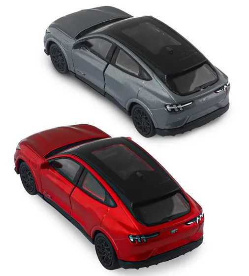 Автомодель - Ford Mustang Mach-E GT 2023 (червоний, сріблясто-сірий) - 250387W_3.jpg - № 3