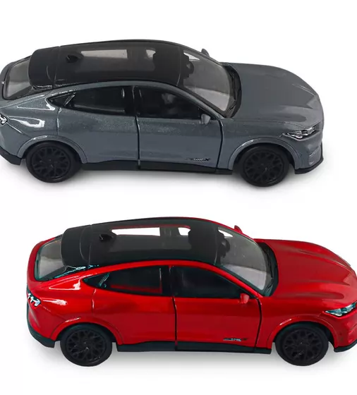 Автомодель - Ford Mustang Mach-E GT 2023 (червоний, сріблясто-сірий) - 250387W_6.jpg - № 6