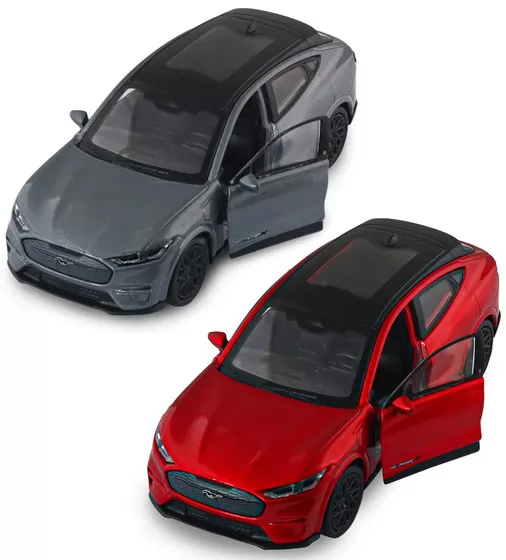 Автомодель - Ford Mustang Mach-E GT 2023 (червоний, сріблясто-сірий) - 250387W_9.jpg - № 9
